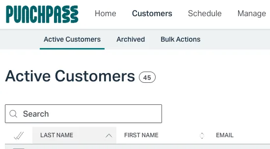 Quick access to any customer account