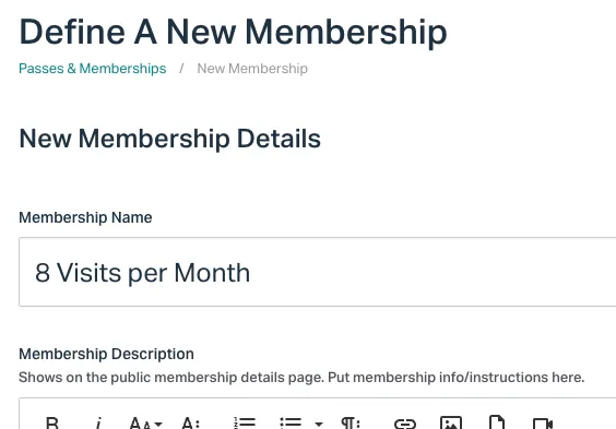 Punchpass membership management